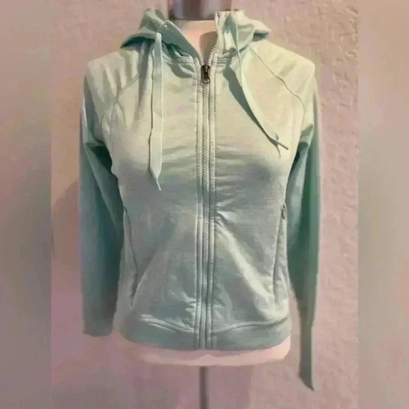 Champion turquoise zipper hoodie size small - Picture 1 of 11
